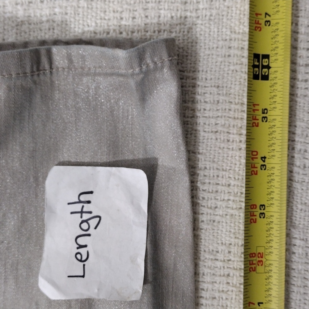 EUC Seven7 Tan Metallic Skinny jeans size 4 - Picture 10 of 15